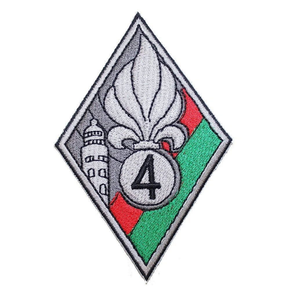Écusson Légion Étrangère D.I.N. Scratch – Patch 8 Cm, Militaire, Neuf