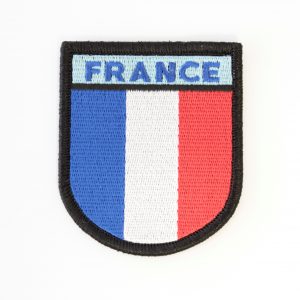 Ecusson France réglementaire (bord noir)