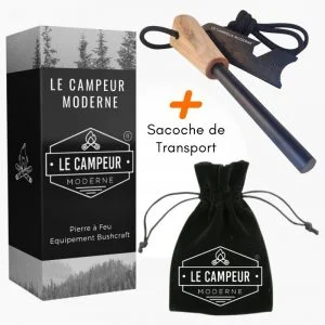 Pierre à feu "Le Campeur Moderne"